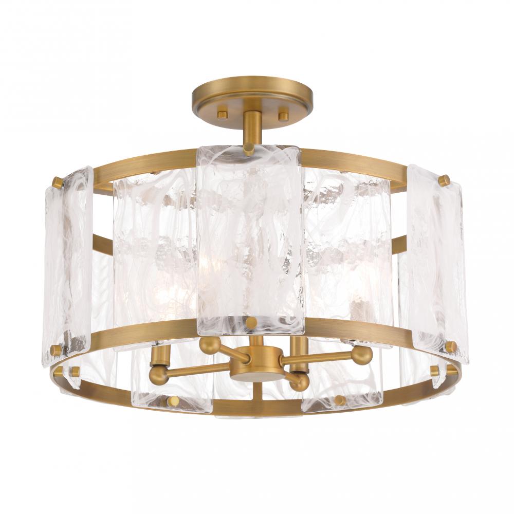 Veil 18" 4-Light Semi Flush
