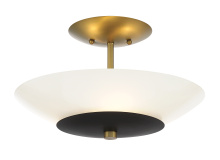 Minka-Lavery 1703-781 - Bax - 14" 3 Light Semi Flush