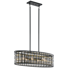 Kichler 44077BK - Oval Chandelier/Pendant 6Lt