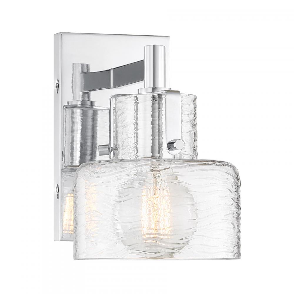 Dover 1-Light Wall Sconce in Chrome