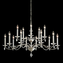 Schonbek 1870 MD1015N-59H - Modique 15 Light 120V Chandelier in Ferro Black with Heritage Handcut Crystal