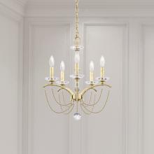 Schonbek 1870 BC7105N-51O - Priscilla 5 Light 120V Chandelier in Black with Clear Optic Crystal