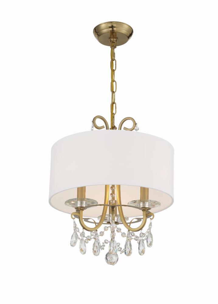 Othello 14'' Vibrant Gold Chandelier