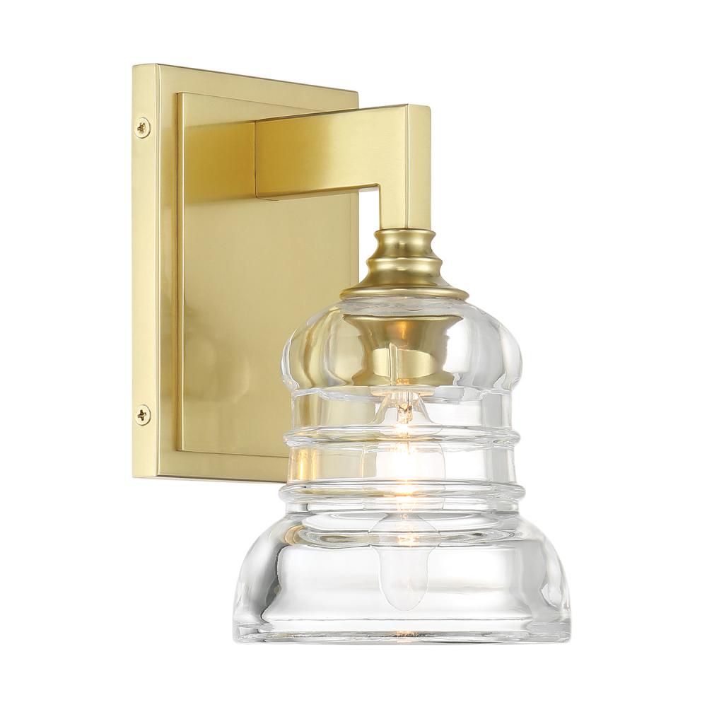 Gregory 1 Light Aged Brass Sconce