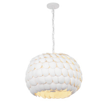 Crystorama TAL-9404-MT - Talia 20.5'' Matte White Chandelier