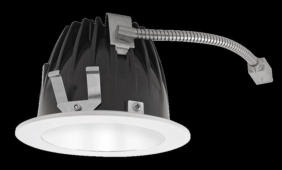 RECESSED DOWNLIGHTS 12 LUMENS NDLED4RD 4 INCH ROUND UNIVERSAL DIMMING 80 DEGREE BEAM SPREAD 3000K