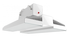 RAB Lighting RAIL150/MVS/E - HIBAY 20154 LUMENS RAIL 150W 5000K LED 120V-277V MVS BATTERY BACKUP WHITE/ALUMINUM