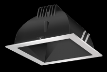 RAB Lighting NDLED6SD-50YY-B-S - RECESSED DOWNLIGHTS 20 LUMENS NDLED6SD 6 INCH SQUARE UNIVERSAL DIMMING 50 DEGREE BEAM SPREAD 2700K