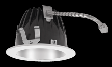 RAB Lighting NDLED6RD-80Y-M-W - RECESSED DOWNLIGHTS 20 LUMENS NDLED6RD 6 INCH ROUND UNIVERSAL DIMMING 80 DEGREE BEAM SPREAD 3000K