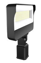 RAB Lighting X34-150LSF-840/U - Floodlights, 17979 lumens, X34, 130W,  slipfitter mount, 80CRI 4000K, bronze, 120-277V, 0-10V dimm