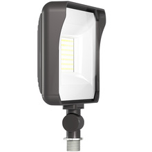 RAB Lighting X34-55L-840/277 - Floodlights, 6858 lumens, X34, 55W, knuckle mount, 80CRI 4000K, bronze, 277V