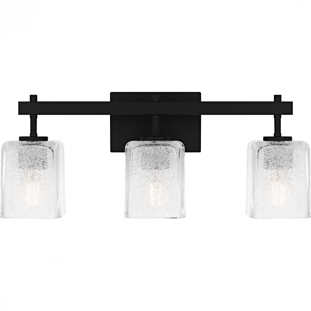 Brenthouse 3-Light Matte Black Bath Light