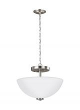 Generation Lighting 77160EN3-962 - Two Light Semi-Flush Convertible Pendant