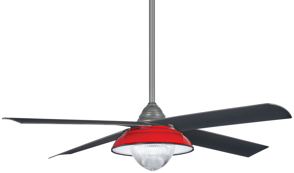 Minka Aire Shade - Custom Steel Red Shade