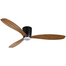 Minka-Aire F694L-CL/DK - Ventiara 52" LED Flush Mount Indoor/Outdoor Ceiling Fan