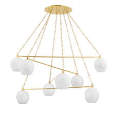 Hudson Valley 9155-AGB - 8 LIGHT CHANDELIER