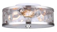 Canarm IFM677A15BN - Cala 3 Light Flush Mount, Nickel Finish