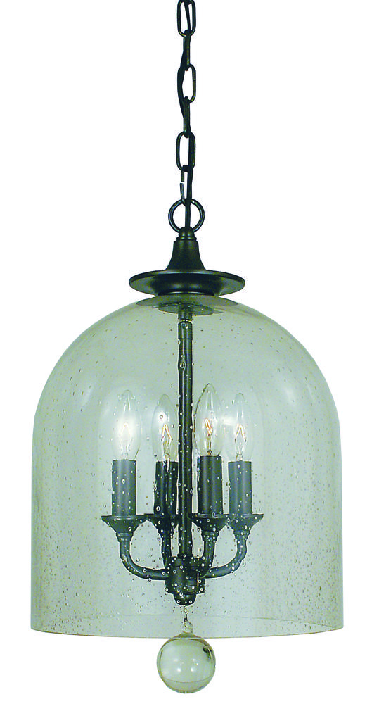 4-Light Polished Nickel Hannover Pendant