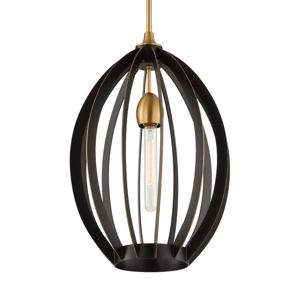 Uttermost Darby 1 Light Architectural Oval Pendant