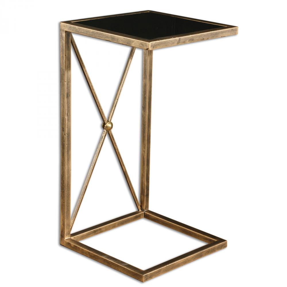 Uttermost Zafina Gold Accent Table