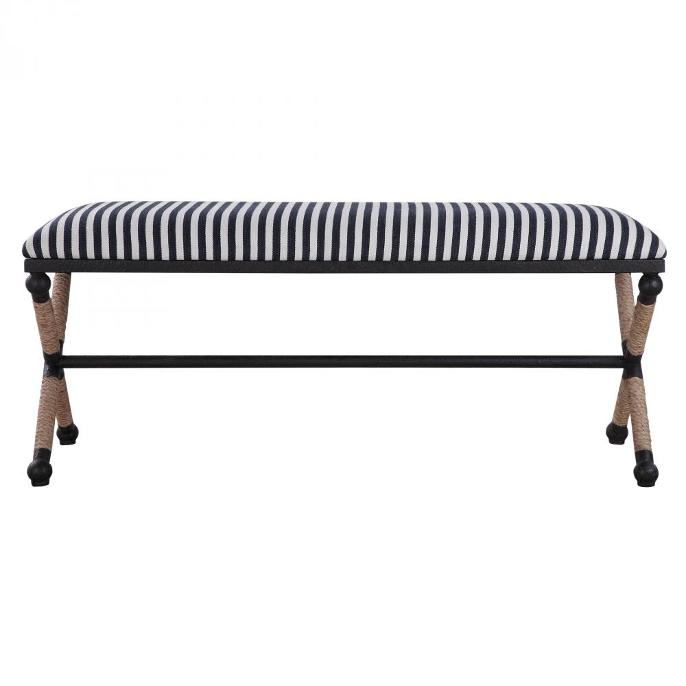 Braddock Striped Bench