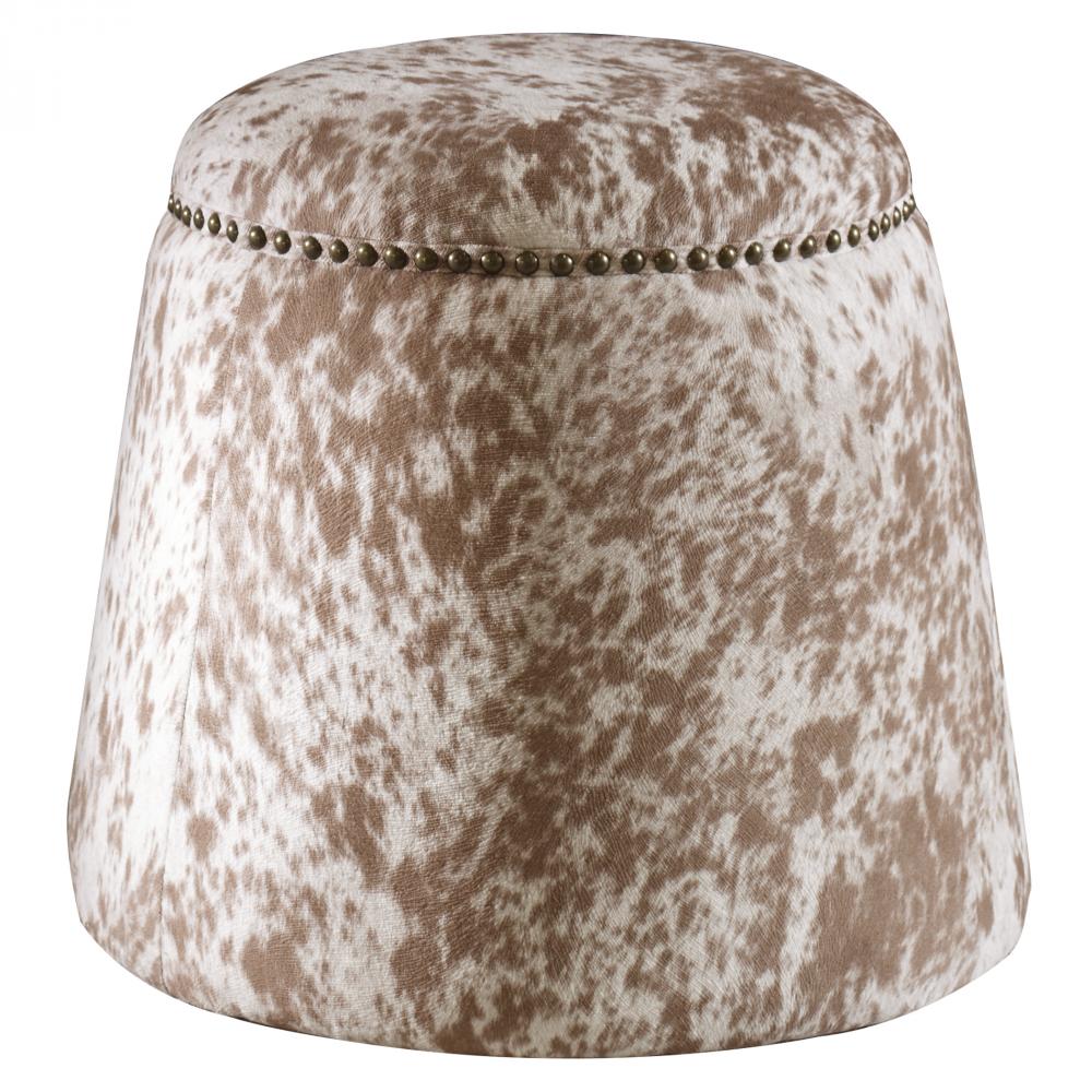 Gumdrop Cow Hide Ottoman