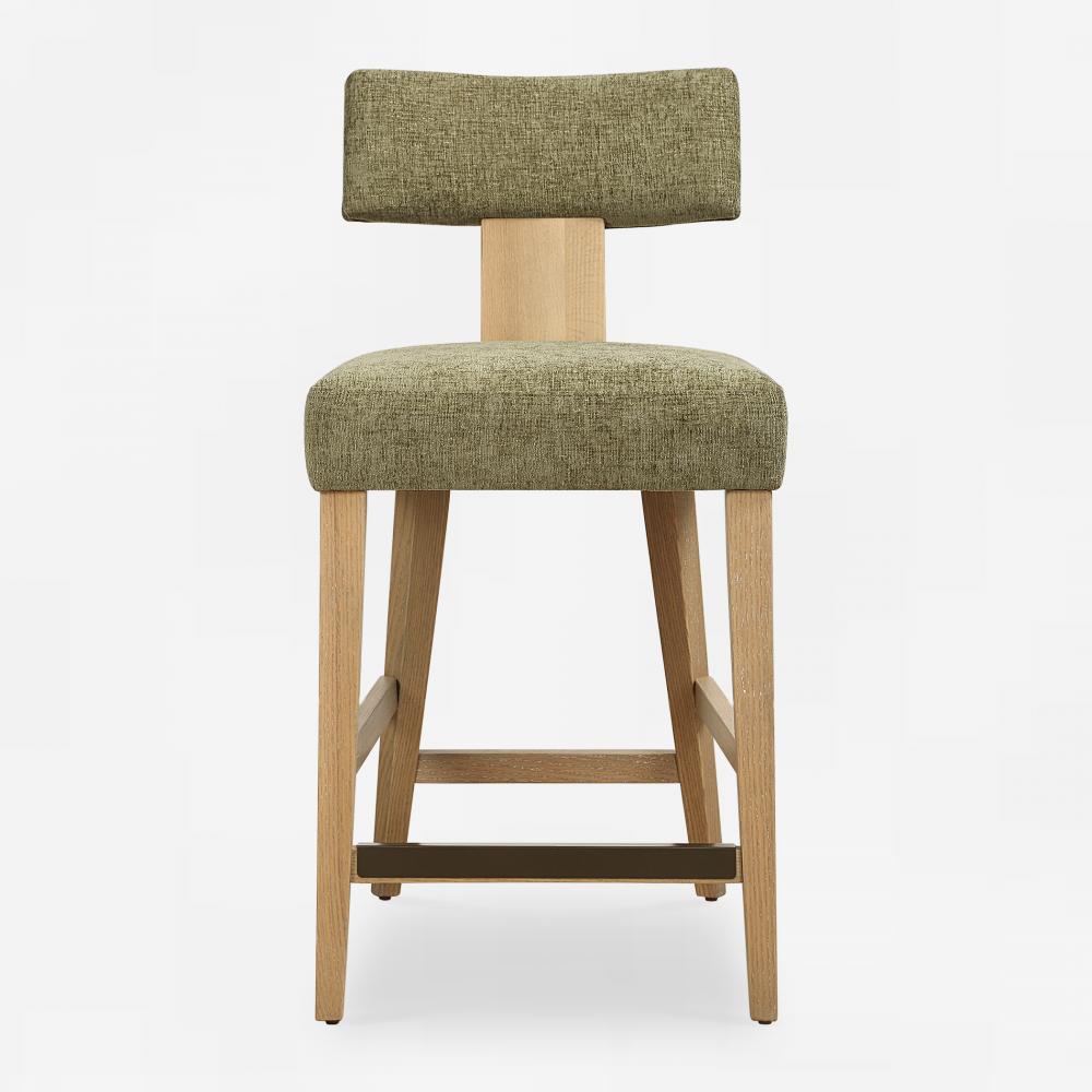 Uttermost Elysian Moss Counter Stool