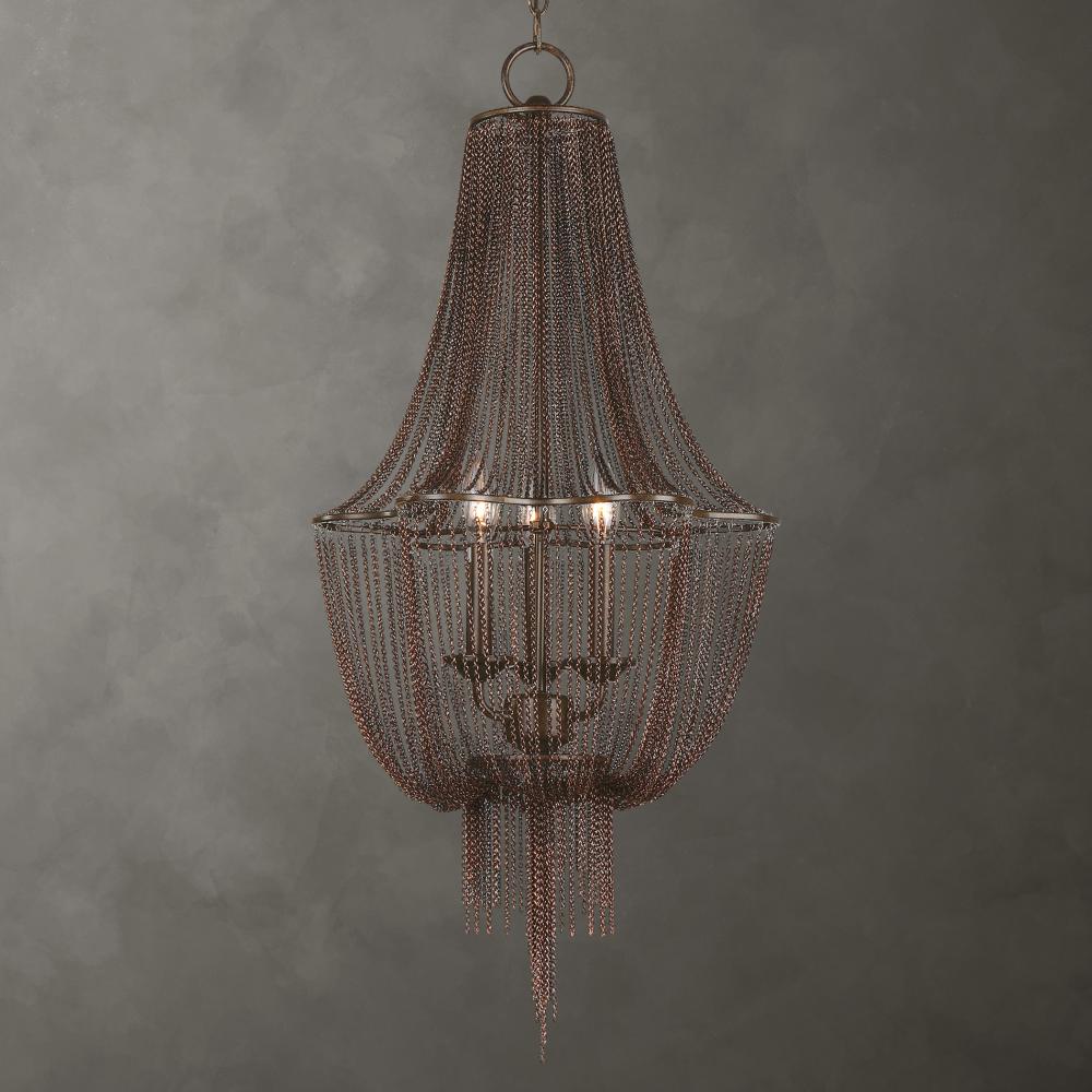 Uttermost Lezzeno 3 Chandelier