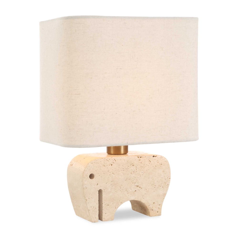 Uttermost Tusk Travertine Accent Lamp