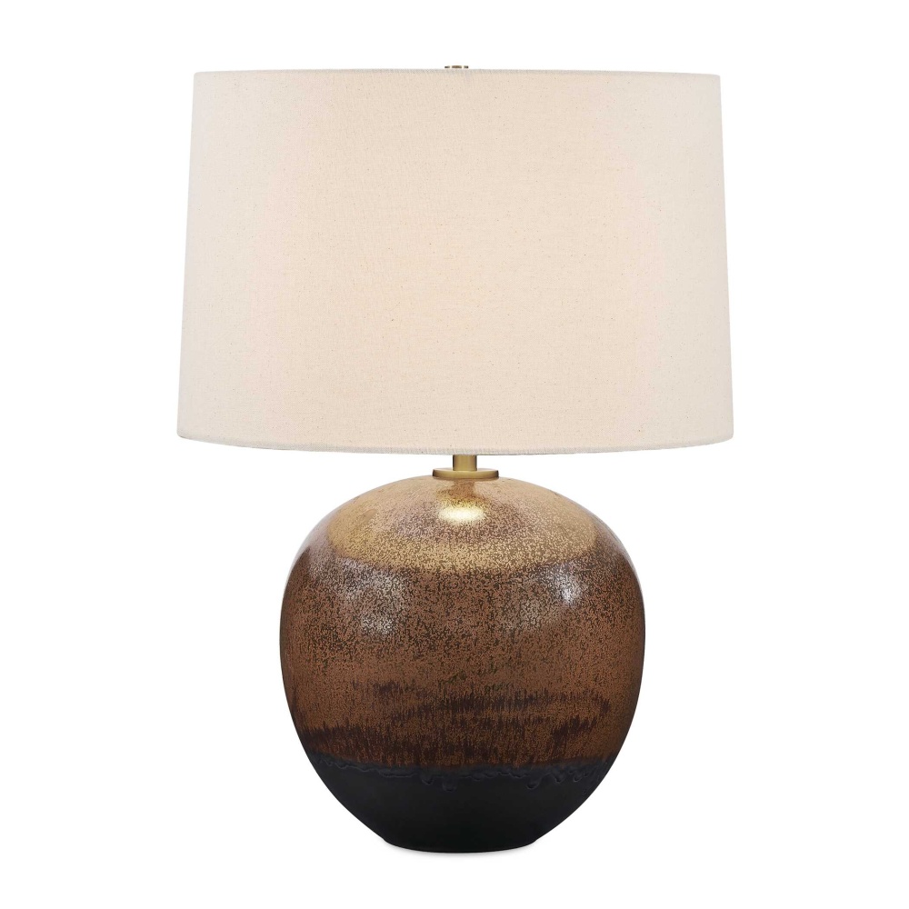 Uttermost Brownell Rust Brown Table Lamp