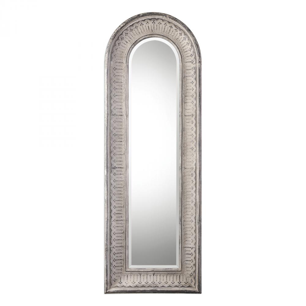 Argenton Aged Gray Arch Mirror