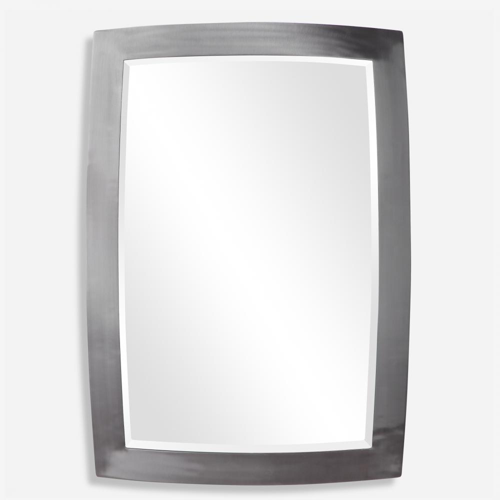 Haskill Brushed Nickel Mirror