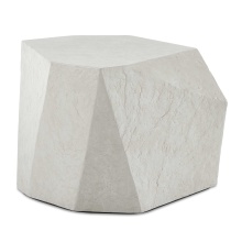 Uttermost 50142 - Uttermost Parra Limestone Outdoor Side Table