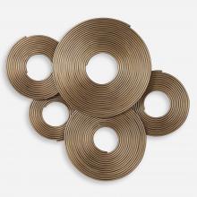 Uttermost 04201 - Ahmet Gold Rings Wall Decor